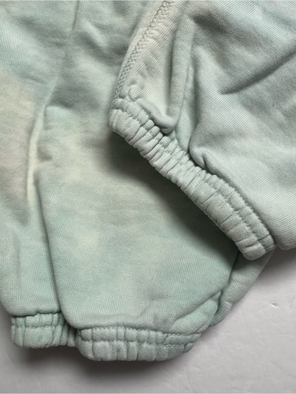 CHNGE Unisex Mint Green Organic Cotton Tie Dye Sweatpants Size: Small - Picture 6 of 11